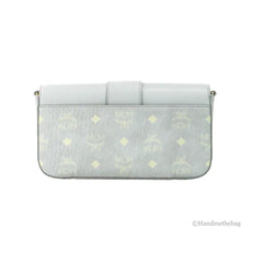 MCM Small Mode Travia Leather Shoulder Crossbody Clutch
