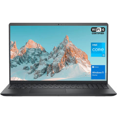 DELL Inspiron 3000 Series 3520 Laptop 15.6" FHD Display Intel Core i3-1215U 16GB RAM 512GB PCIe SSD SD Card Reader Webcam HDMI Wi-Fi 6 Windows 11 Home Black