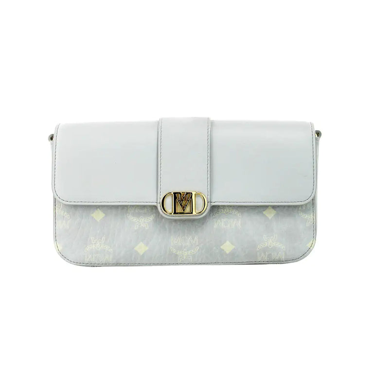 MCM Small Mode Travia Leather Shoulder Crossbody Clutch