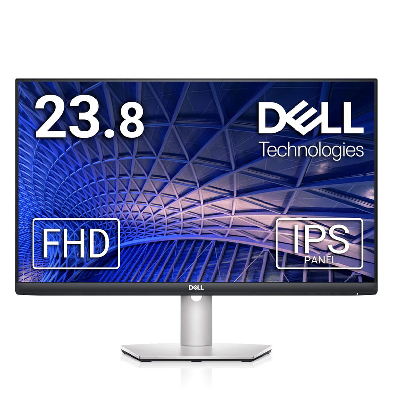 Dell S2421HS Full HD 1920 x 1080 24-Inch 1080p LED 75Hz Desktop Monitor with Adjustable Stand 4ms Grey-to-Grey Response Time AMD FreeSync IPS Technology HDMI DisplayPort Silver 24.0