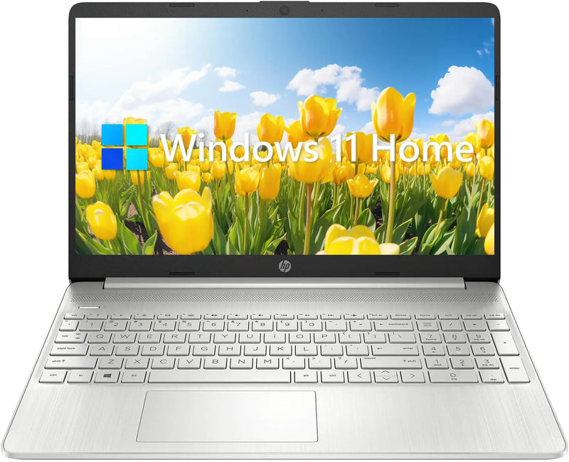 HP 2023 Laptop for Business and Student 15.6 HD Display AMD Ryzen 3 5300U 4-Core Processor 16GB RAM 1TB SSD Wi-Fi Type-C Media Card Reader Windows 11 Home Silver KKE Accessories